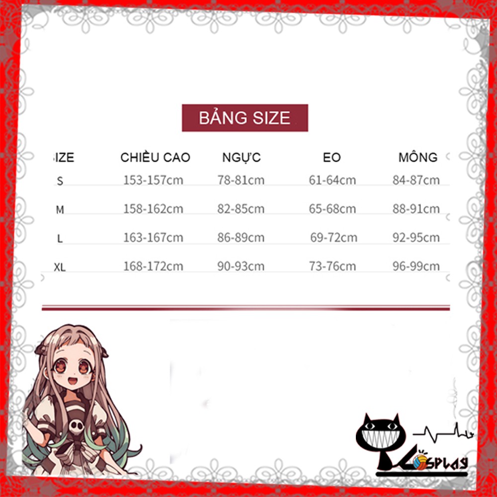[O] Costume/quần áo cosplay Nanamine Sakura/ Akane Aoi/Yashiro Nene - Hanako Toilet [Miu Cosplay] | BigBuy360 - bigbuy360.vn