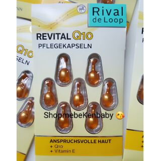 Viên dưỡng da Rival De Loop Revital chứa Q10 và vitamin E