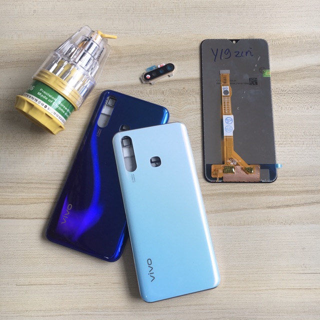 Combo Bộ Vỏ Sườn + Màn Hình Vivo Y19 Kèm Kính Camera Zin Hàng Cao Cấp ( tặng bộ vít đa năng)