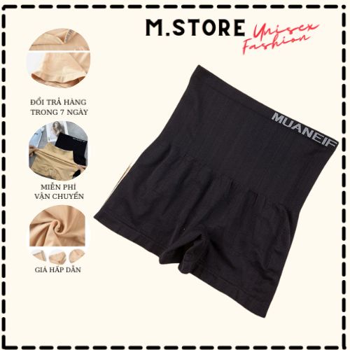 Quần mặc trong váy cạp cao gen bụng thon gọn tôn dáng chất thun co dãn 4 chiều mềm mát Munafie M.Store