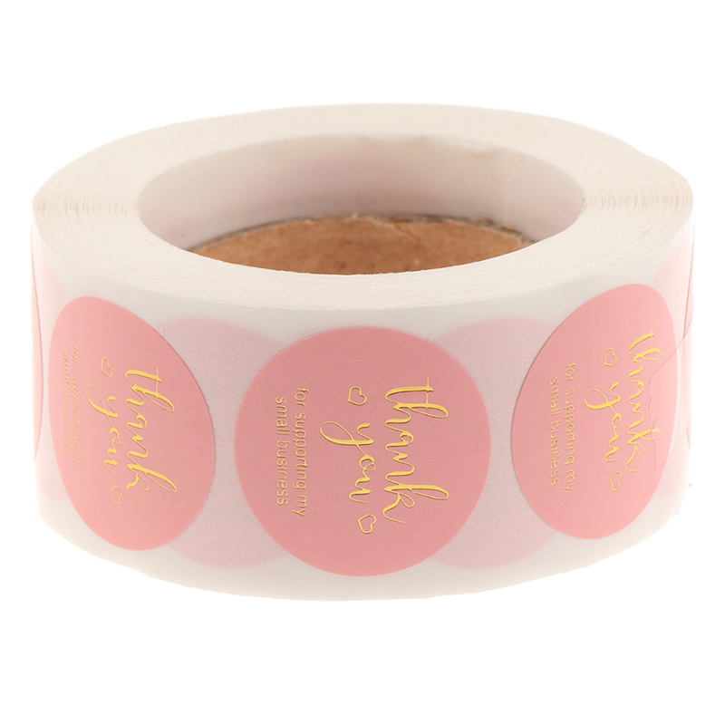 Set 500 Miếng Dán Chữ Thank You Xinh Xắn