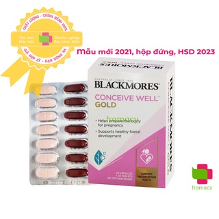 Thực phẩm chức năng Blackmores Conveice Well Gold, Úc (56 viên) tăng khả năng thụ thai cho phụ nữ
