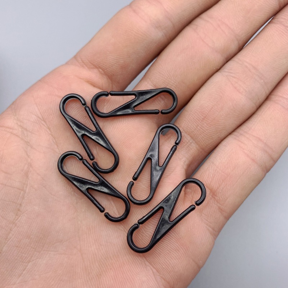 Set 100 móc nhựa càng cua cho dây đeo khẩu trang chống lạc tiện dụng