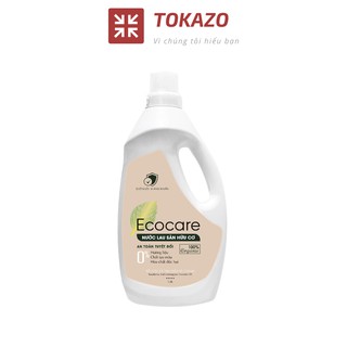 Nước lau sàn hữu cơ ECOCARE, 100% nguồn gốc thiên nhiên từ Bồ Hòn, hương liệu tạo mùi thơm lau sàn quế, sả chanh chai 1L
