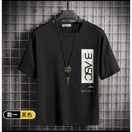 Áo thun tay ngắn in họa tiết phong cách Hàn Quốc cá tính cho nam | BigBuy360 - bigbuy360.vn