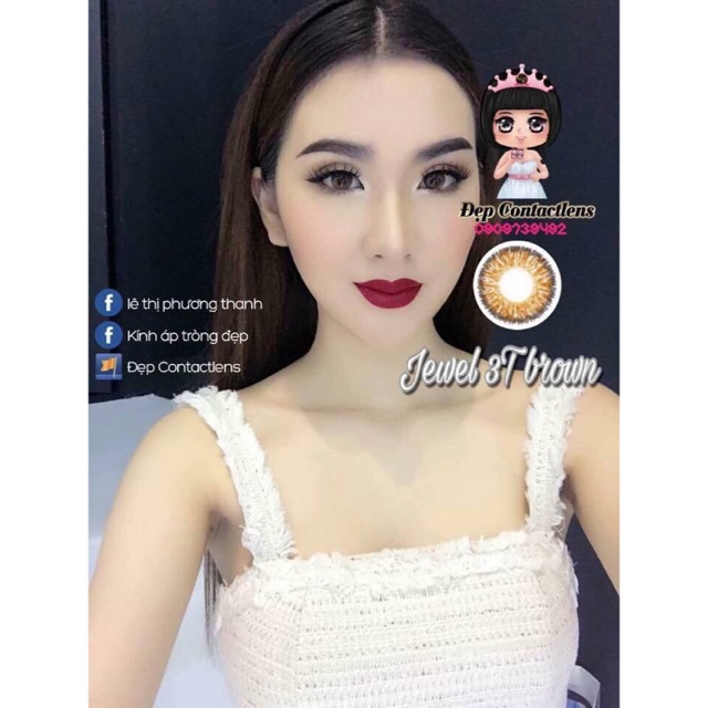 Vassen lens Jewel 3T brown (nâu)