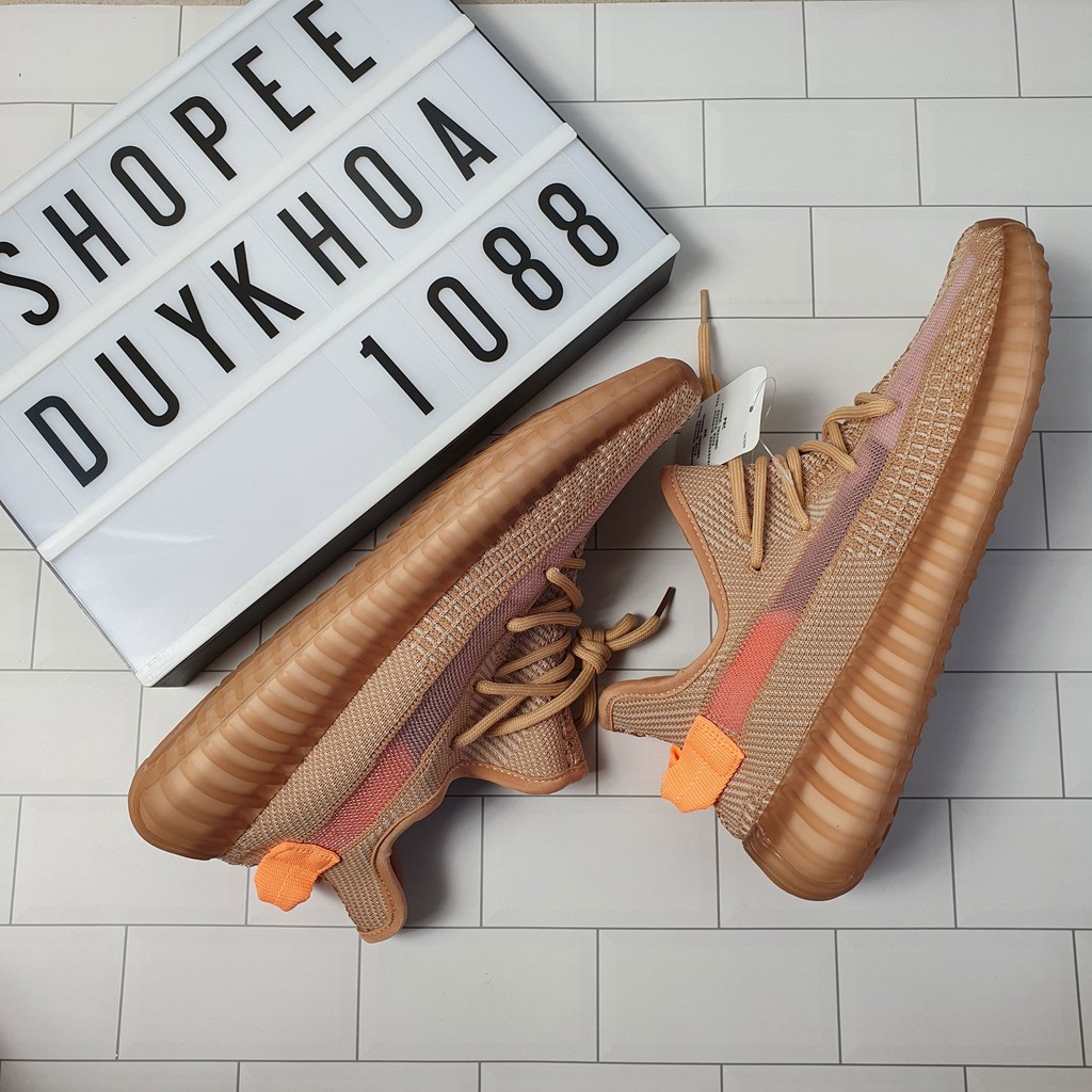 [SALE SỐC] Giày Thể Thao Sneakers Yeezy 350v2 Clay - Full size - Ảnh thật có clip trên tay