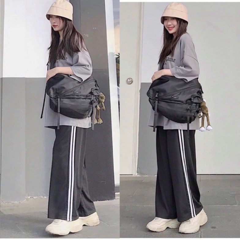 Quần Dài Thể Thao Ống Rộng Nữ 🌸 Culottes Suông 1 Sọc, 2 Sọc, 3 Sọc Ulzzang Hot🌸 CARINA
