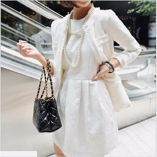 Đầm ren nữ công sở thu đông