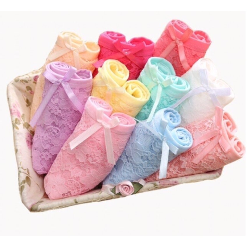 COMBO 5 Quần Lót Ren Nữ mỏng mềm mại sexy quyến rũ gợi cảm xuất nhật LOTNU16