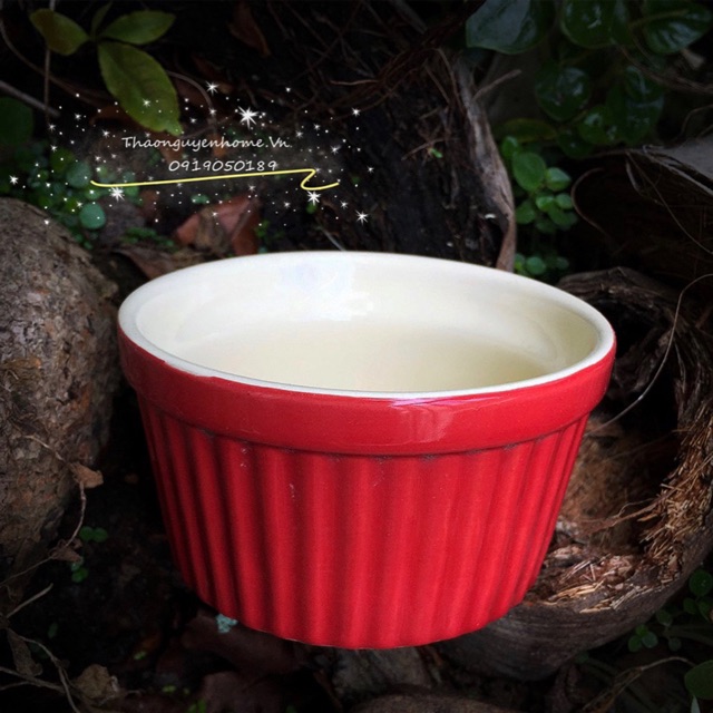 Cốc chén sứ Ramenkin / khuôn bánh flan sứ/ khuôn caramen, sữa chua...