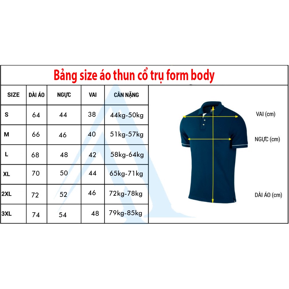 Áo Polo Nam N.GG.A phối màu trắng đen kiểu dáng lịch sự chất cotton 100% siêu thoáng mát - Đủ size