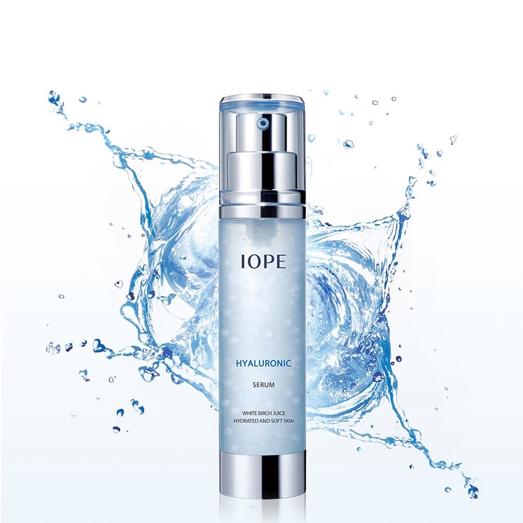 IOPE Hyaluronic Serum / Cream - Superior Hydration, Glow Serum, Hyaluronic Acid, Moisturizing Cream, Hydrate & Soften