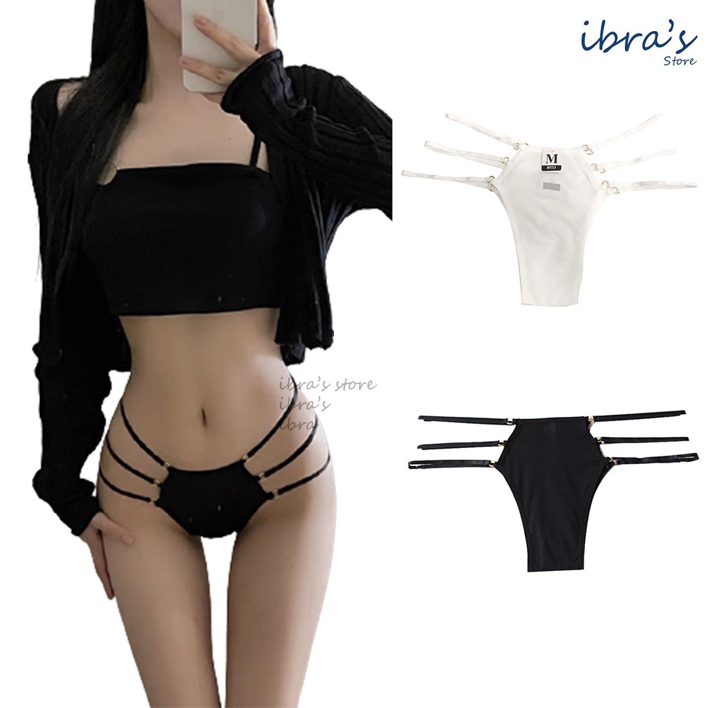Quần lót nữ cạp thấp nửa mông 3 dây sexy , iBRA'S STORE iB072