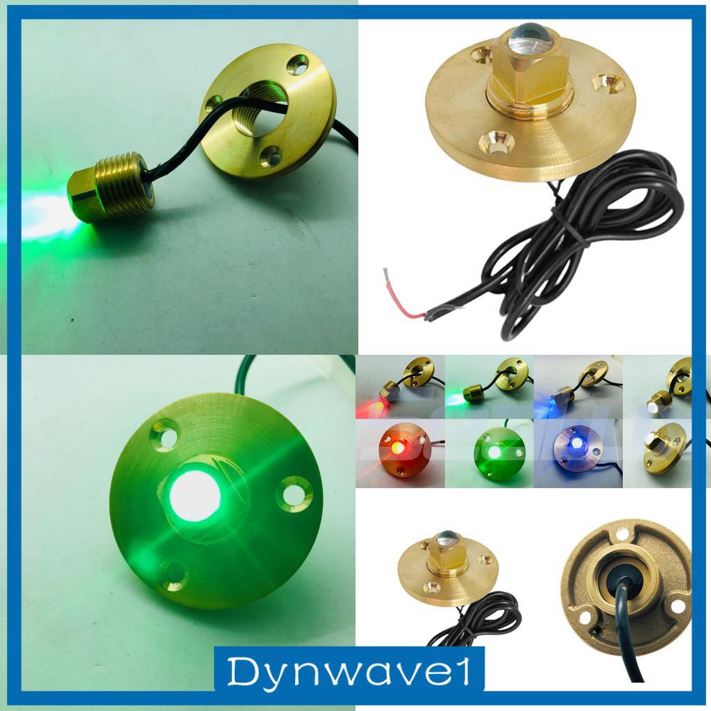 Nút Chặn Ống Thoát Nước Có Đèn Led Bằng Đồng Thau Cho Tàu Thuyền Dynwave1