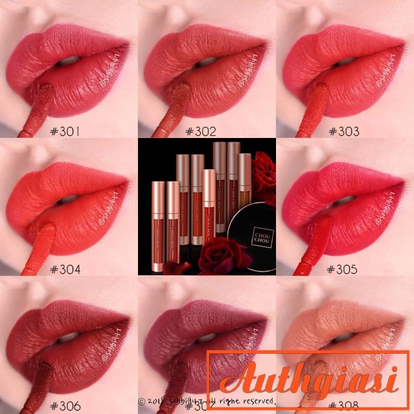 Son kem lì đỉnh cao Chou Chou Professional Matt Lip Color 301-308 5g