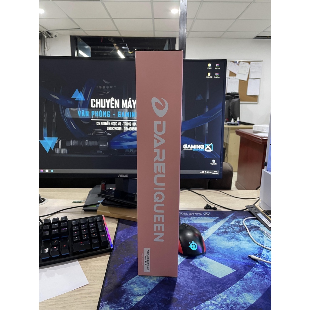 Bàn di chuột, lót chuột DareU ESP108 Queen Pink màu hồng