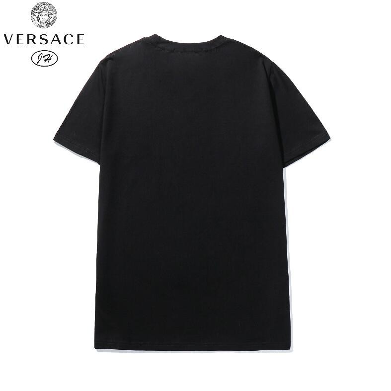 Áo Thun Tay Ngắn Vải Cotton In Chữ Versace Thời Trang