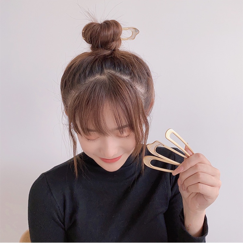 Kẹp Tóc Chữ U Thiết Kế Đơn Giản Thời Trang Cho Nữ