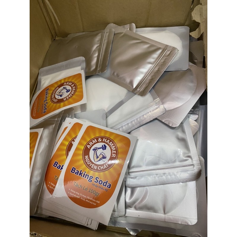 Baking soda USA đa năng: 1 goi 100g chuẩn. Hàng còn nhiều