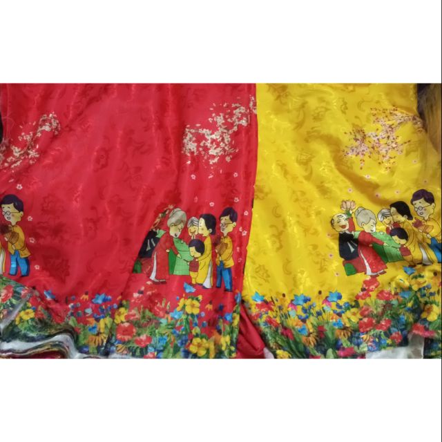 Vải gấm tết