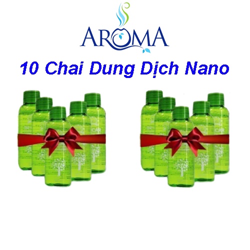 Dung dịch khử khuẩn Nanomax(1 lít) Freeship Khử mùi, Diệt khuẩn, loại trừ ẩm mốc dùng cho máy khử khuẩn Nano Bạc