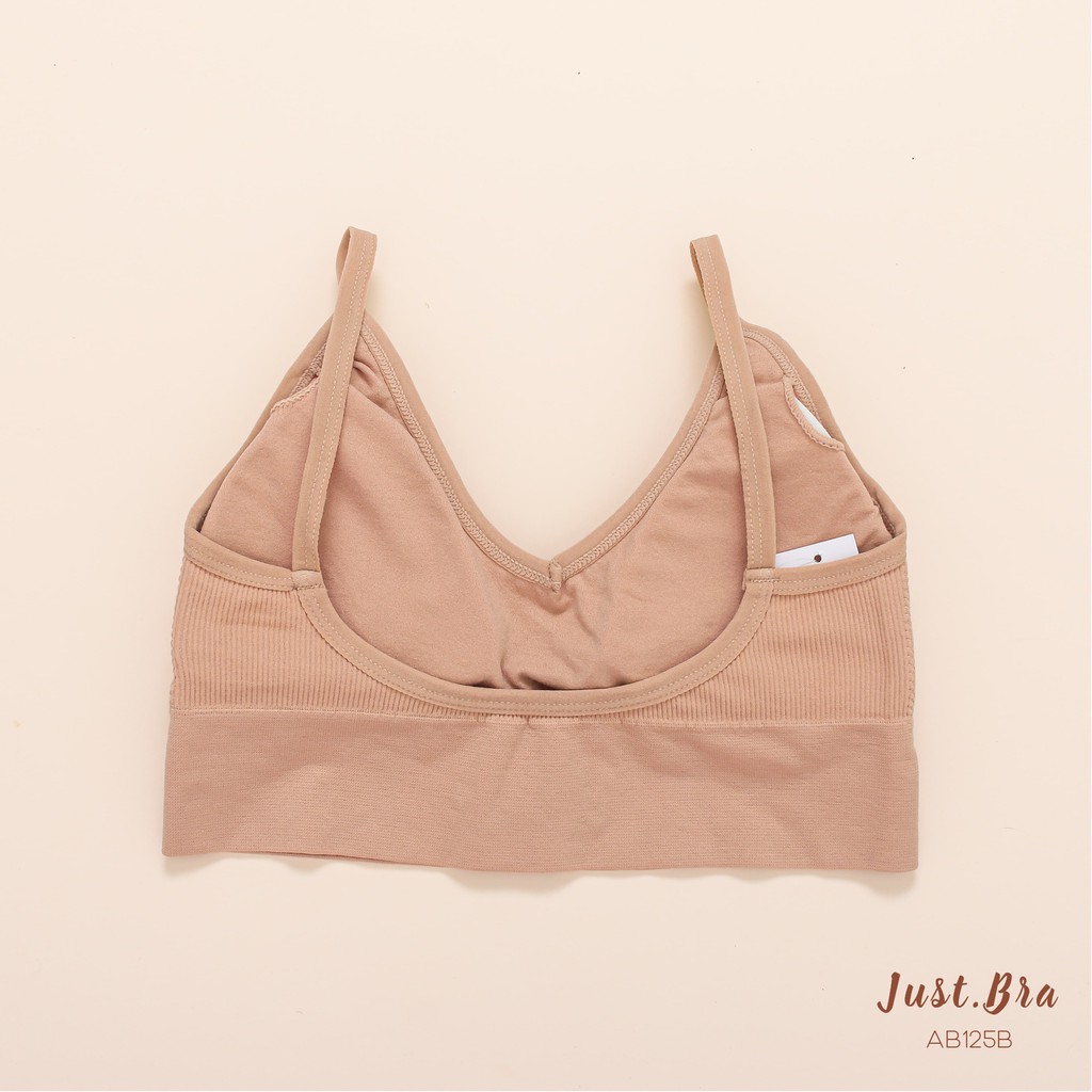 [Mã WABRJB031 giảm 10% đơn 99k] Áo ngực Just Bra thun gân khoét lưng cá tính AB125B | BigBuy360 - bigbuy360.vn