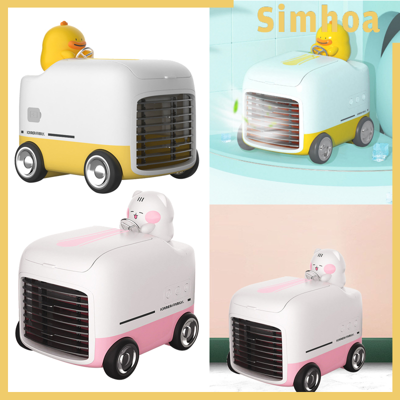 [SIMHOA]Portable Air Conditioner Cooling with Atmosphere Light for Room Indoor