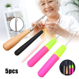 Bộ 5 Dụng Cụ Đan Móc Len Bằng Nhựa Mới
