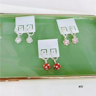 Bông tai trẻ em cầu đá chất liệu bạc s925 MS053a