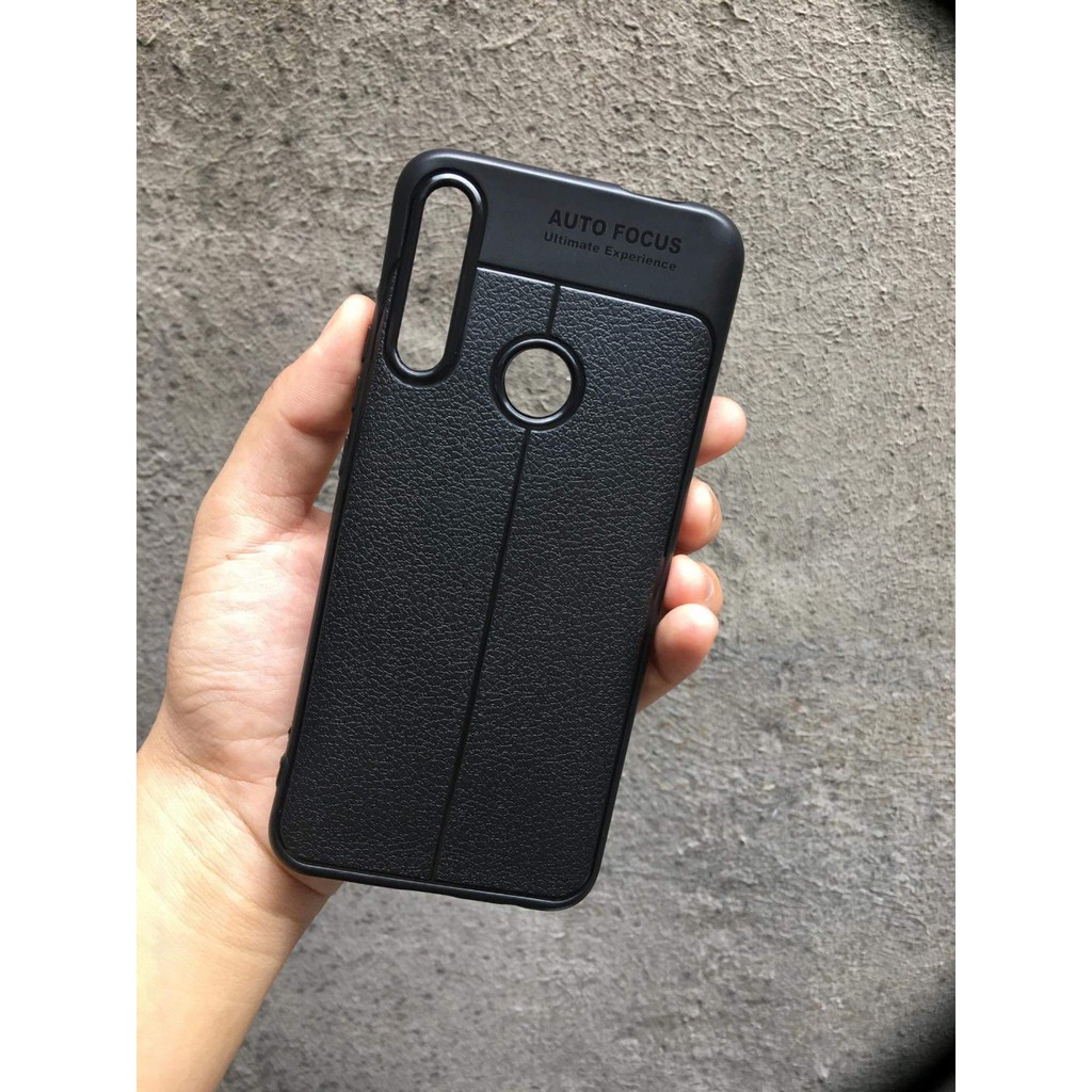 Ốp lưng dẻo Huawei Y9 Prime vân giả da Auto Focus