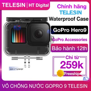 Mua Vỏ Chống Nước GoPro 9 10 Telesin Chính Hãng - Case Bảo Vệ Máy Quay Phim GoPro Hero 9 Hero 10