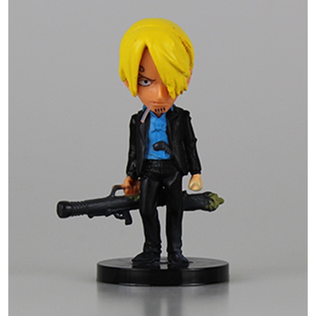 Bộ 6 Nhân Vật Băng Mũ Rơm Luffy Zoro Sanji Brook Franky Choper - Mô Hình Đảo Hải Tặc