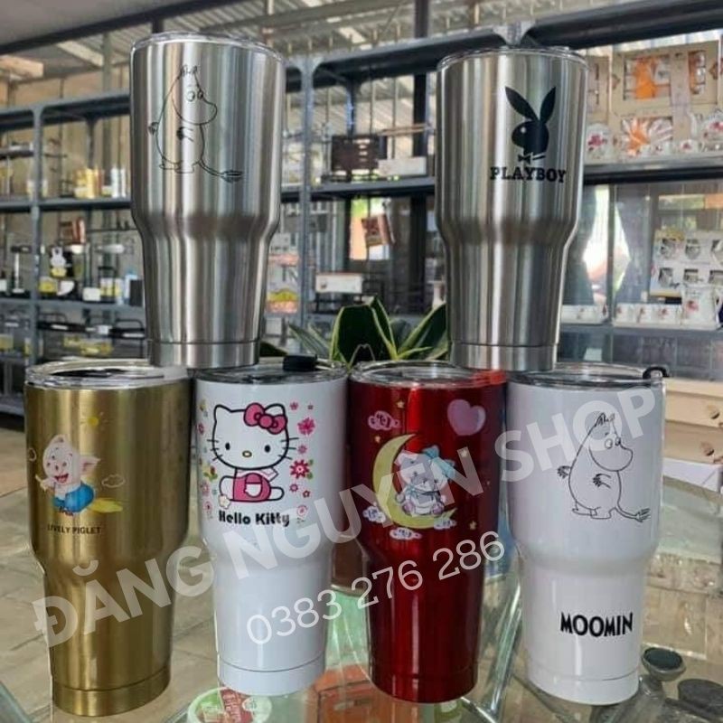 Ly Giữ Nhiệt Thái Lan 900ml Tặng Kèm Bộ Phụ Kiện