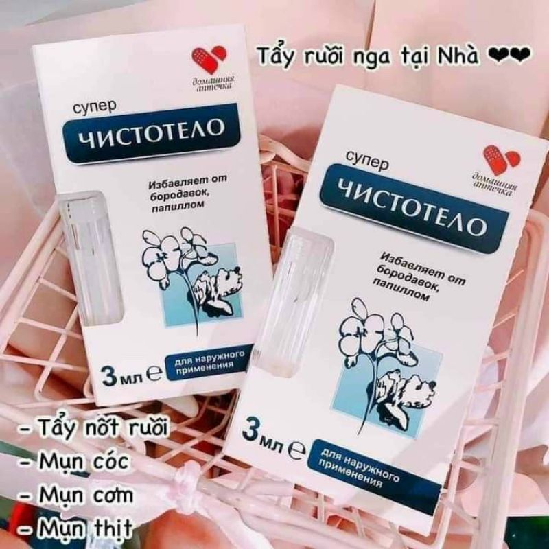 Mụn Cóc Nga hiệu quả tức thì