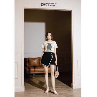 Quần giả váy đính cúc CCHAT