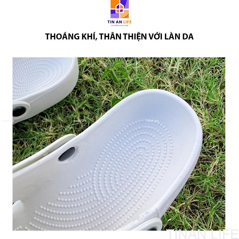Dép Bánh Mì Cross Icon Dâu/ Cầu Vồng, Siêu Nhẹ, Chống Trượt, Cao 3cm