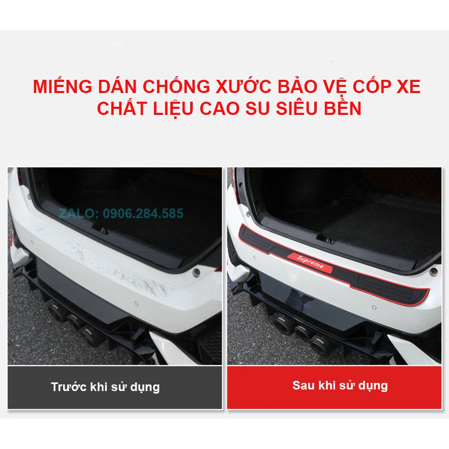 [Giá hủy diệt] Miếng Dán Chống Xước Bảo Vệ Cốp Xe Chất Lượng Siêu Bền