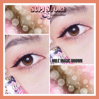 Mẫu Lens Hot nhất 2021 - Magic Hole [ Nâu và Xám ]