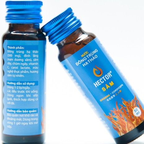 Thực phẩm chức năng bỗ sung dinh dưỡng nước đông trùng hạ thảo HECTOR SÂM 10 lọ 50mL/hộp | BigBuy360 - bigbuy360.vn