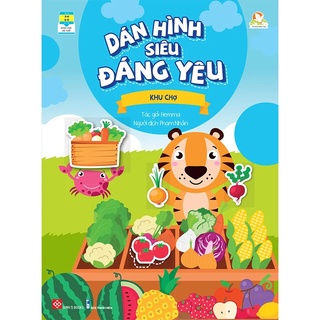 Sách - Dán hình siêu đáng yêu 5T