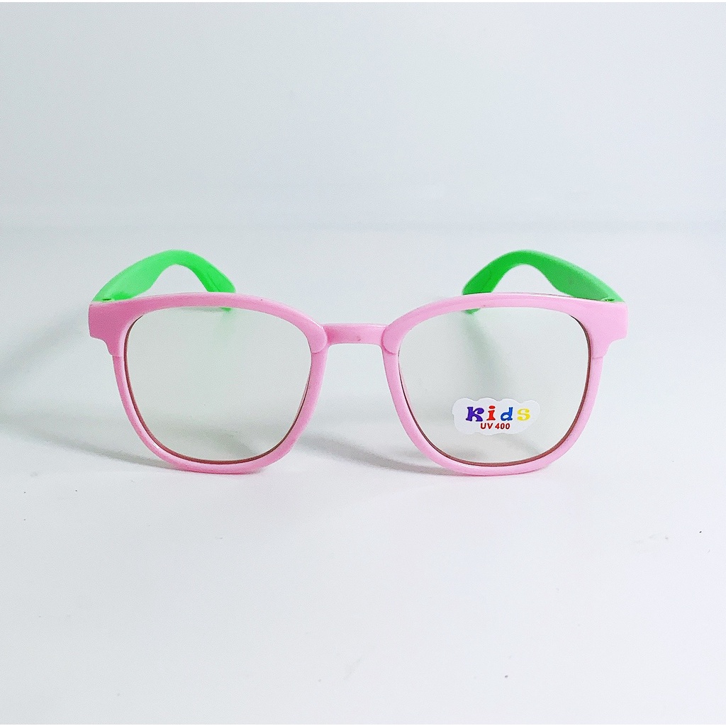 Kính mát trẻ em Jun Secret kiểu giả cận dễ thương dành cho bé trai và bé gái từ 1 tới 5 tuổi JS58A07