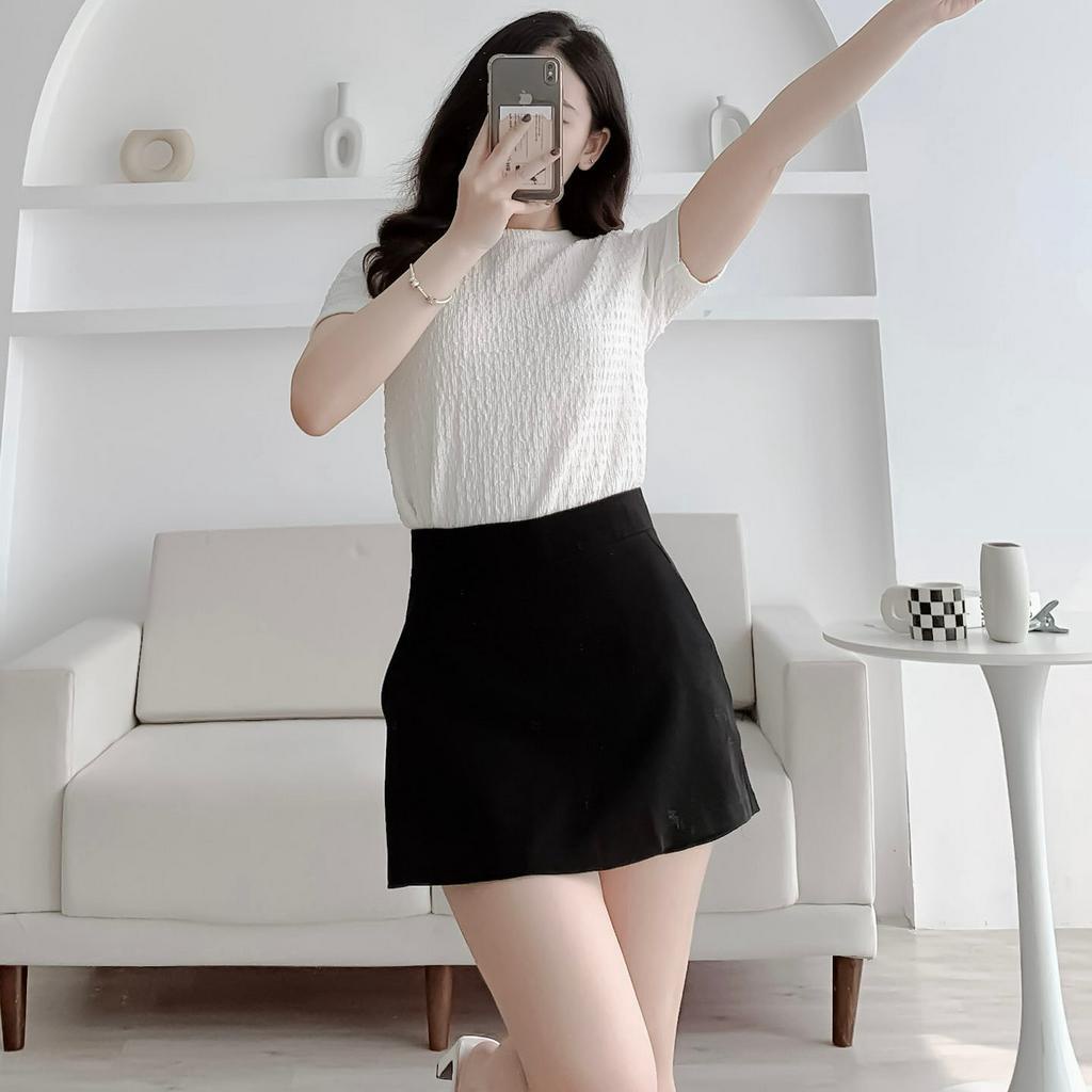 Quần giả váy nữ DOMIU dáng chữ A chất đẹp QV01