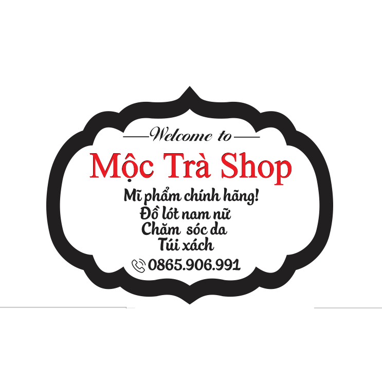 Bảng hiệu gỗ - Tên Shop