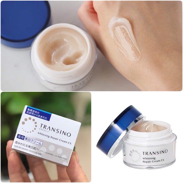 Kem Dưỡng Trắng Da, Mờ Thâm Nám Ban Đêm Transino Whitening Repair Cream EX 35g