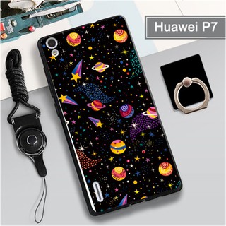 Ốp lưng silicone trong suốt điện thoại Huawei Ascend P7