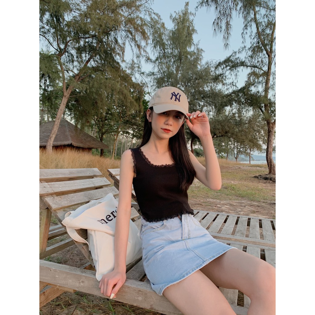 chân váy jeans dáng chữ A SK86 1994closet | BigBuy360 - bigbuy360.vn