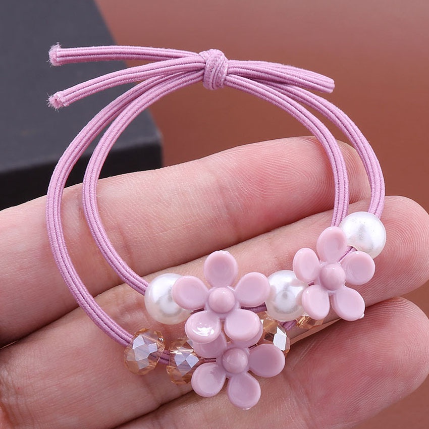 Dây buộc tóc nữ Mori - Set 5 dây cột tóc dễ thương, bền đẹp - NASI Store