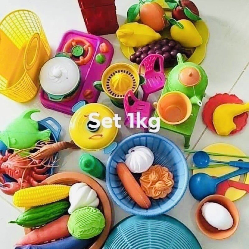 Đồ chơi nhà bếp cho bé bán theo Kg giá tận xưởng. Đồ chơi cao cấp trẻ em hàng VNXK không mùi ko đọc hại