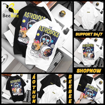 Áo thun in hình BEEBEE the astrodogs-TASD001 100% COTTON